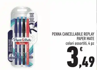 Conad Penna cancellabile replay paper mate offerta