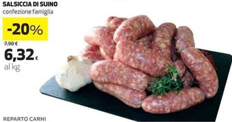 Coop Salsiccia di Suino Confezione Famiglia offerta