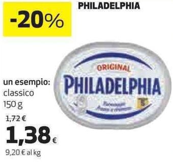 Coop Philadelphia 150 g offerta