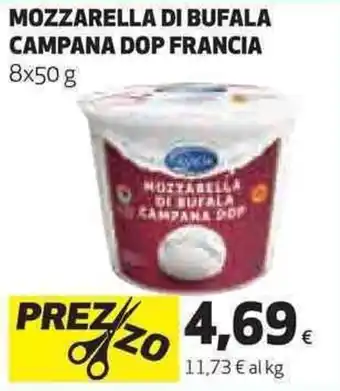 Mozzarella di Bufala Campana DOP Francia 8x50g