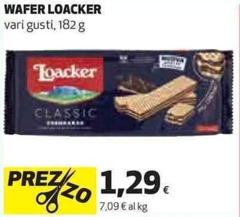 Coop Loacker Wafer vari Gusti 182 g offerta