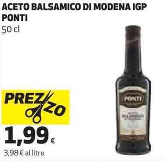 Coop Ponti Aceto Balsamico Di Modena IGP 50 cl offerta