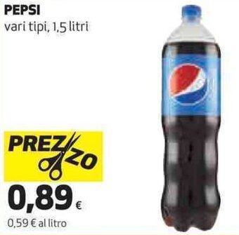 Coop Pepsi vari tipi 1.5 Litri offerta