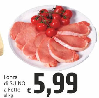 Paghi Poco Lonza di Suino A Fette offerta