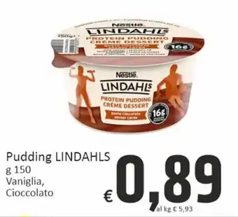 Paghi Poco Nestlè Lindahls Pudding Vaniglia, Cioccolato g 150 offerta