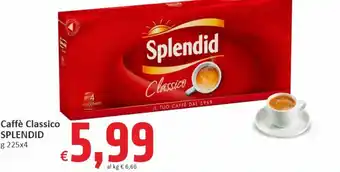 Paghi Poco Splendid Caffè Classico g 225 x 4 offerta