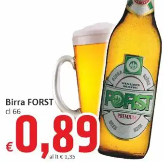 Paghi Poco Forst Birra cl 66 offerta
