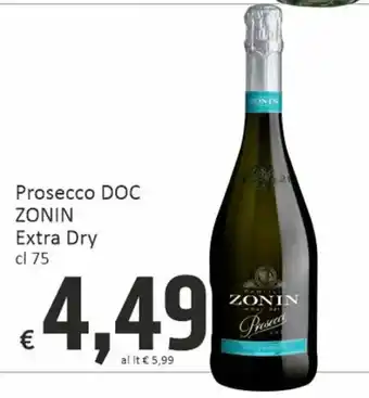Zonin Prosecco DOC Extra Dry cl 75