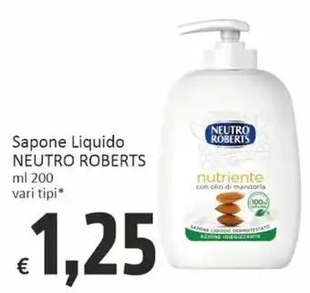 Paghi Poco Neutro Roberts Sapone Liquido ml 200 offerta