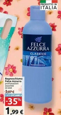 Carrefour Felce Azzurra Bagnoschiuma offerta