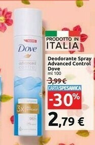 Carrefour Dove Deodorante offerta