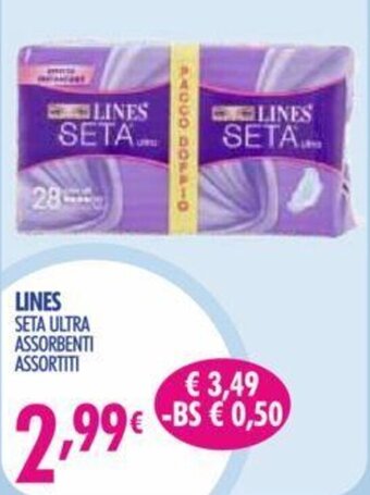 Acqua & Sapone Lines Seta Ultra Assorbenti Assortiti offerta