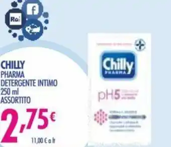 Acqua & Sapone Chilly Pharma Detergente Intimo 250 ml offerta