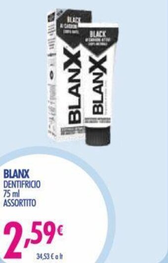 Acqua & Sapone Blanx Dentifricio 75 ml offerta