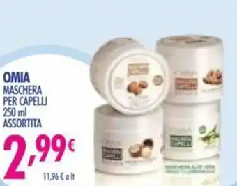 Acqua & Sapone Omia Maschera Per Capelli 250 ml offerta