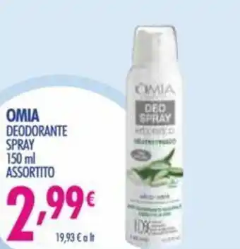 Acqua & Sapone Omia Deodorante Spray 150 ml offerta