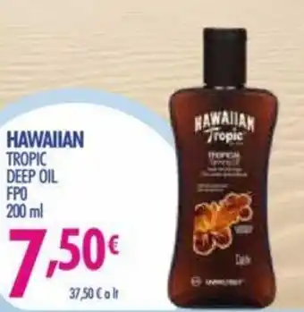 Acqua & Sapone Hawaiian Tropic Deep Oil FP0 200 ml offerta