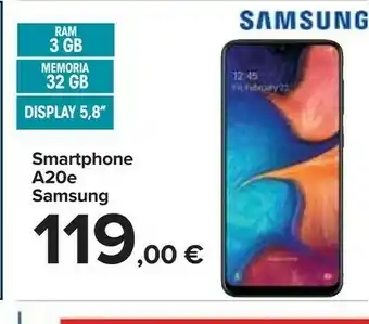 Carrefour Samsung Galaxy A20 offerta