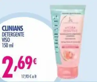 Acqua & Sapone Clinians Detergente Viso 150 ml offerta