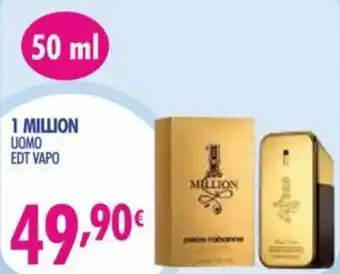 Acqua & Sapone 1 Million Uomo EDT Vapo 50 ml offerta