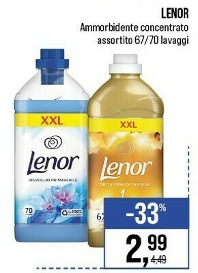 Caddy's Lenor Ammorbidente offerta