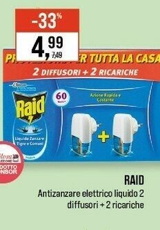 Caddy's Raid Insetticida offerta