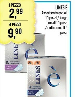 Caddy's Lines Assorbenti lines offerta