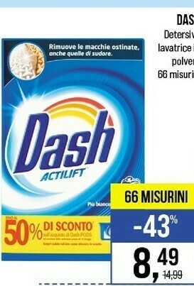 Caddy's Dash Detersivo in polvere offerta