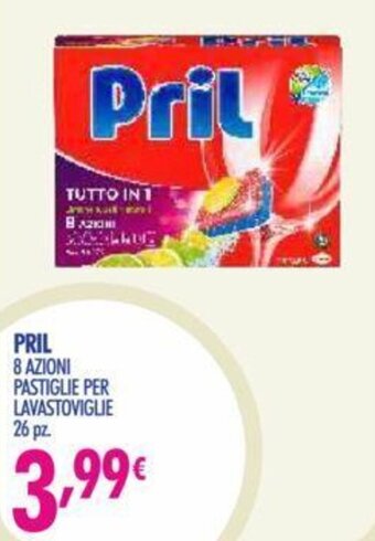 Acqua & Sapone Pril 8 Azioni Pastiglie Per Lavastoviglie 26 pz. offerta