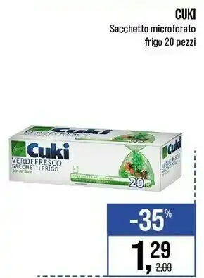 Caddy's Cuki Sacchetto microforato offerta