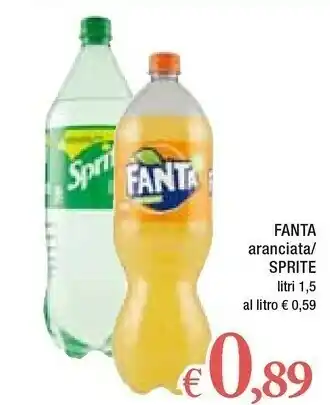 Famila Fanta Aranciata/ Sprite offerta