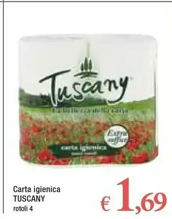 Famila Tuscany Carta Igienica 4 Rotoli offerta