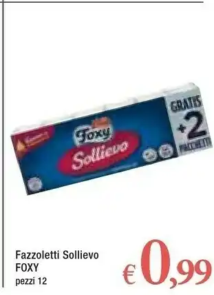 Famila Foxy Fazzoletti Sollievo 12 Pezzi offerta