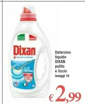 Famila Dixan Detersivo Liquido Pulito E Liscio 18 Lavaggi offerta