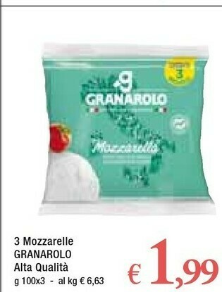 Famila Granarolo Mozzarella offerta