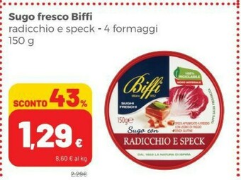 Coop Biffi Pesto offerta