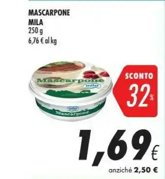 Coop Mila Mascarpone offerta