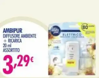 Acqua & Sapone Ambipur Diffusore Ambiente + Ricarica 20 ml offerta