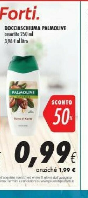 Coop Palmolive Docciaschiuma Burro Di Karite offerta