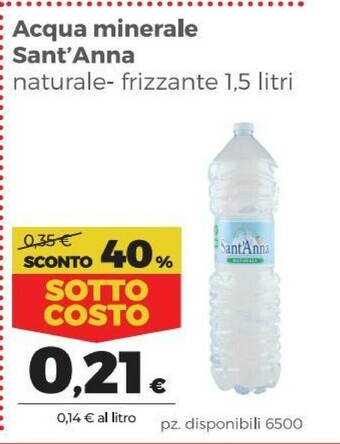 Coop Sant'anna Acqua Sant'Anna offerta