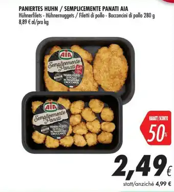 Coop Aia Semplicemente Panati Filetti Di Pollo offerta