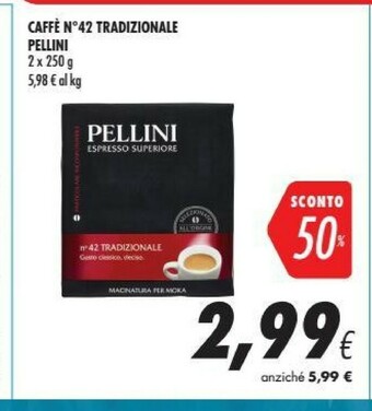 Coop Pellini Caffè Tradizionale Gusto Classico Deciso offerta