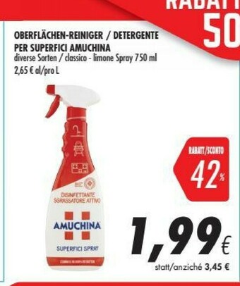 Coop Amuchina Sgrassatore offerta
