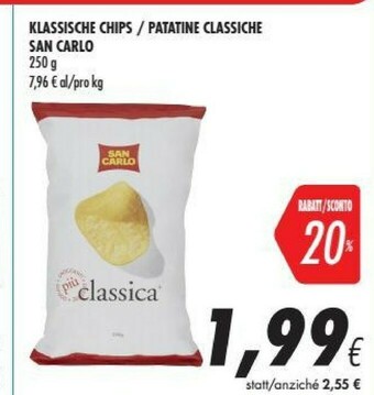 Coop San Carlo Patatine fritte offerta