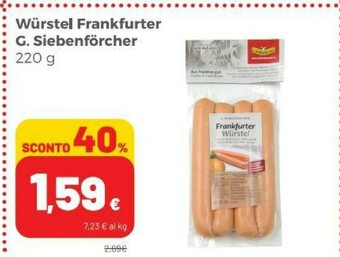 Coop Wurstel offerta