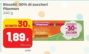 Coop Plasmon Biscotti offerta