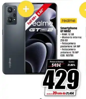 MediaWorld realme GT Neo2 Smartphone offerta