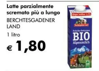 NaturaSì Land Berchtesgadener Latte Parzialmente Scremato Più A Lungo offerta