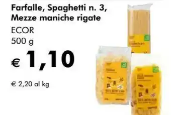 NaturaSì Ecor - La Pasta Farfalle Biologiche 500 G(ml) offerta