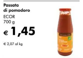 NaturaSì Ecor - Passata Di Pomodoro Bio 700 G(ml) offerta